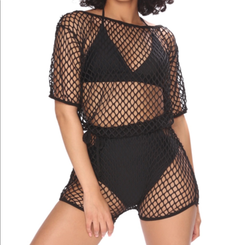 NEW! Fishnet coverup